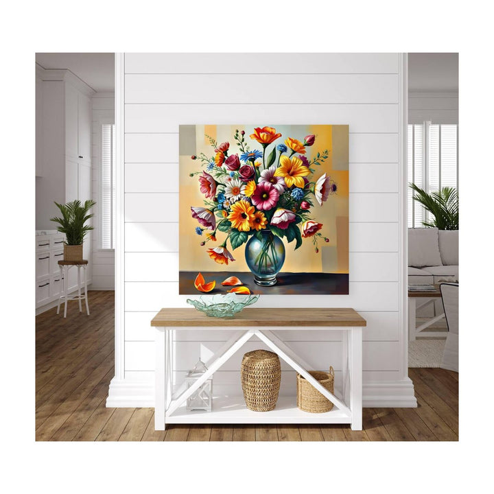 Flowers Bringing Warmth And Joy Still Life Print-11913 Visual Wall Art