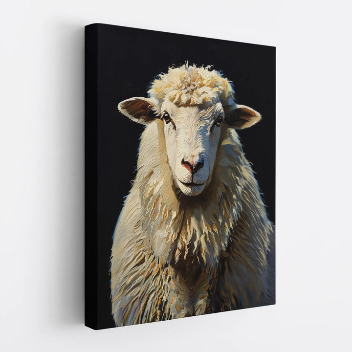 Fluffy White Sheep Giclée Print 456025 Visual Wall Art AR3:4V-AR4:5V Giclée Print