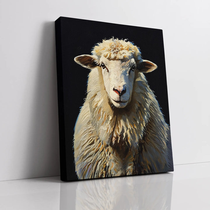 Fluffy White Sheep Giclée Print 456025 Visual Wall Art AR3:4V-AR4:5V Giclée Print