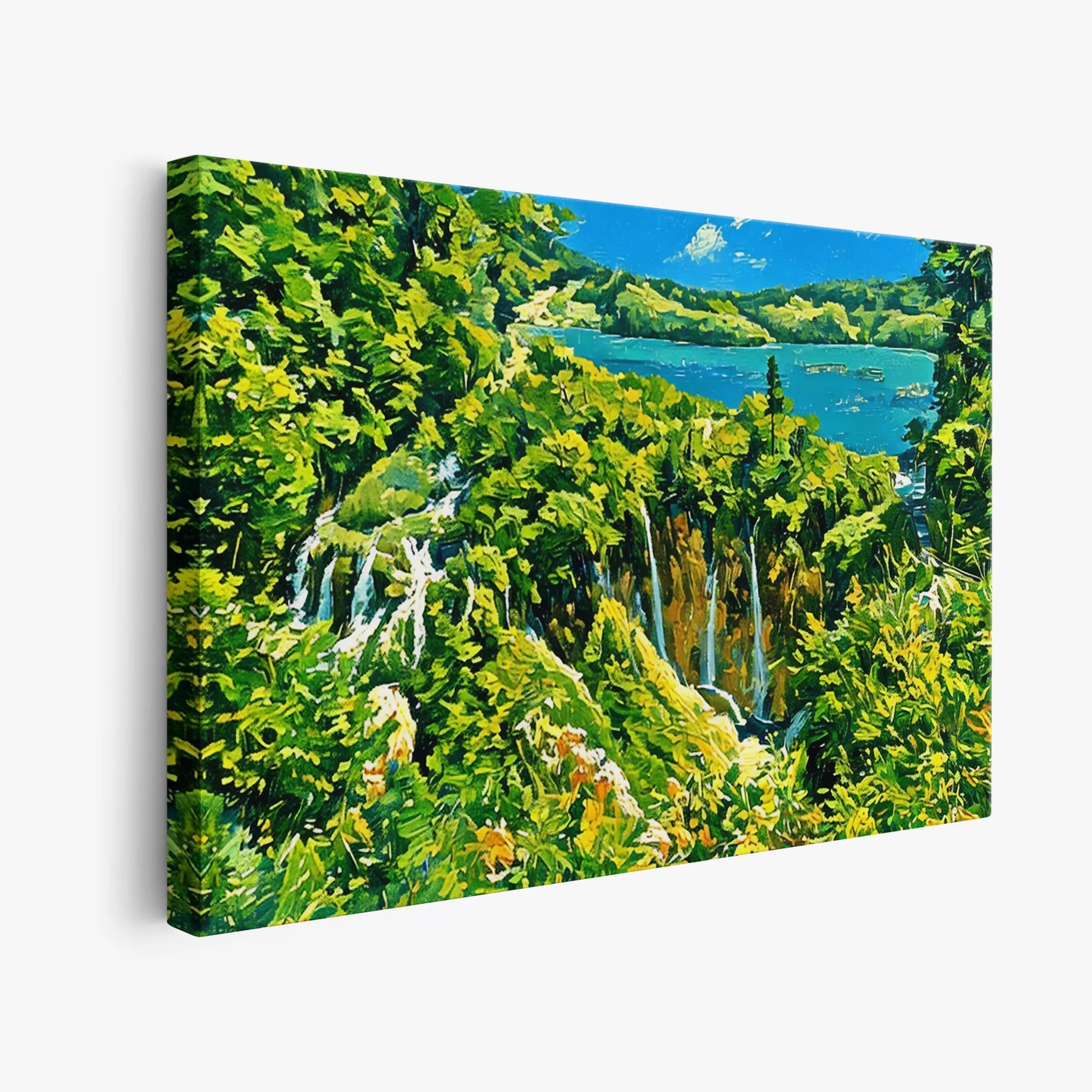 Forest Stream Waterfall Giclée Print 323015 Visual Wall Art AR3:2H Giclée Print