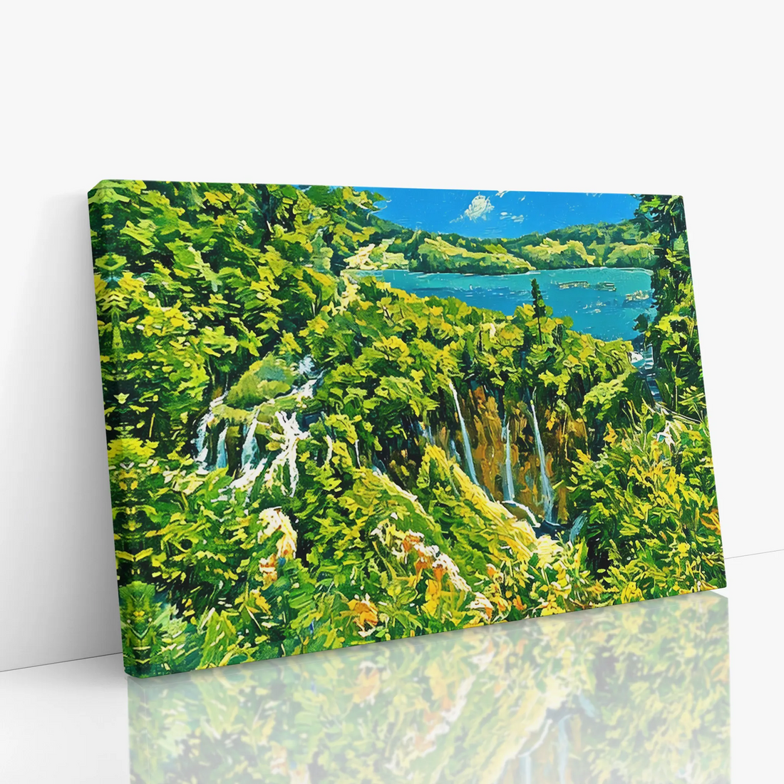 Forest Stream Waterfall Giclée Print 323015 Visual Wall Art AR3:2H Giclée Print