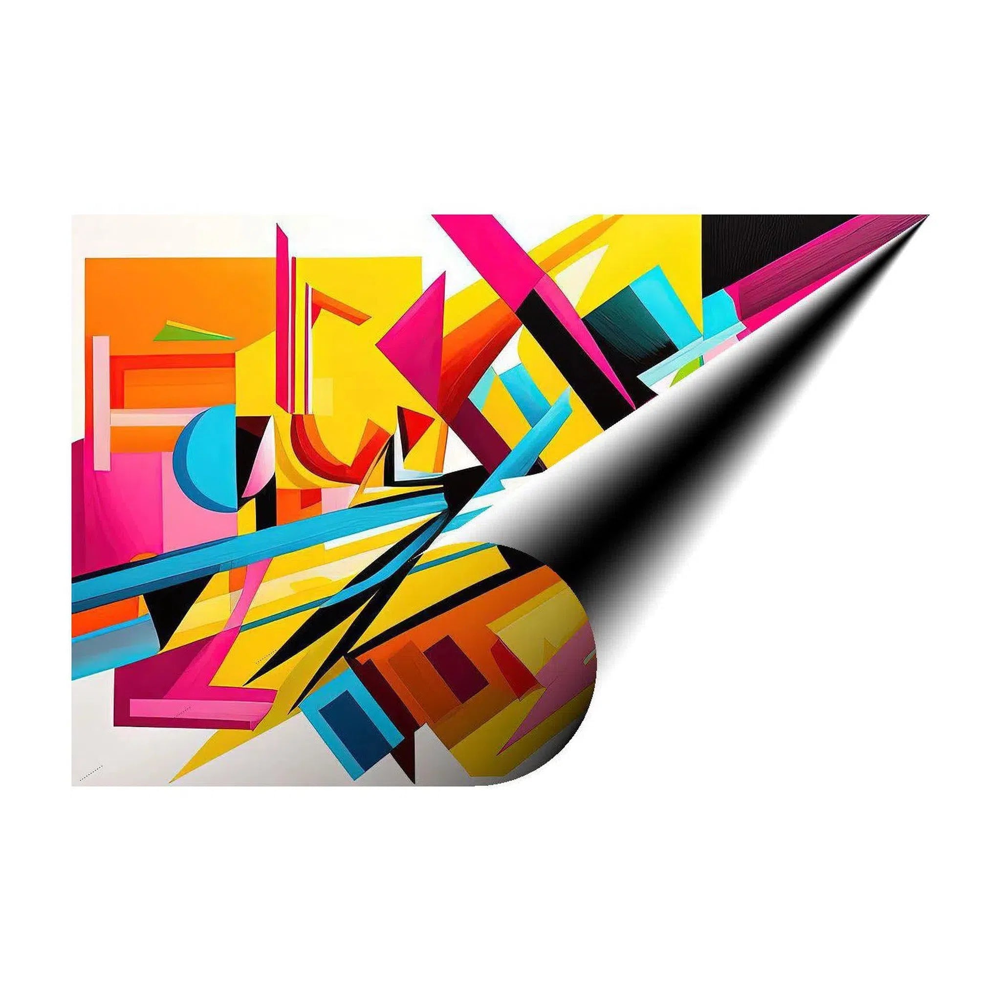 Fusion, Abstract Art Print 32812 Giclée Rolled Canvas Print Visual Wall Art