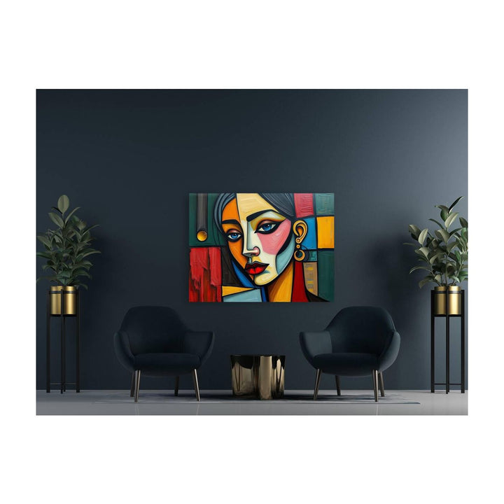 Gazing Fondly, Abstract Art Print 43611 Visual Wall Art