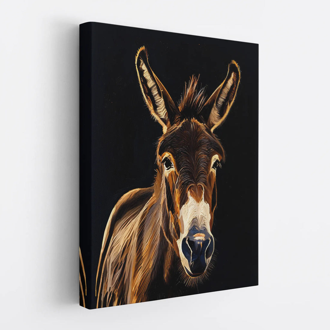 Gentle Donkey Gaze Giclée Print 456026 Visual Wall Art AR3:4V-AR4:5V Giclée Print