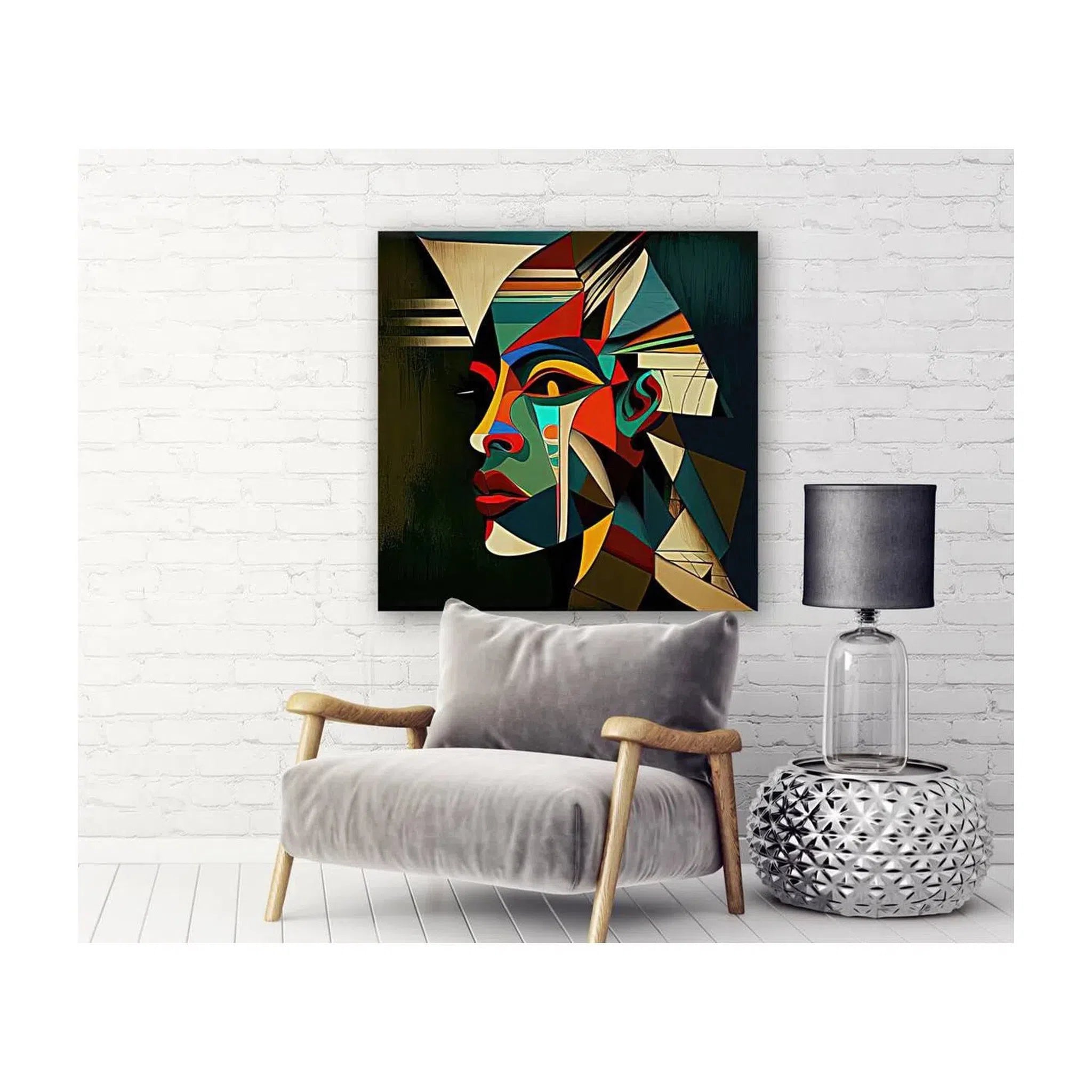 Good Fortune, Ethnic Abstract Art Print 11114 Visual Wall Art