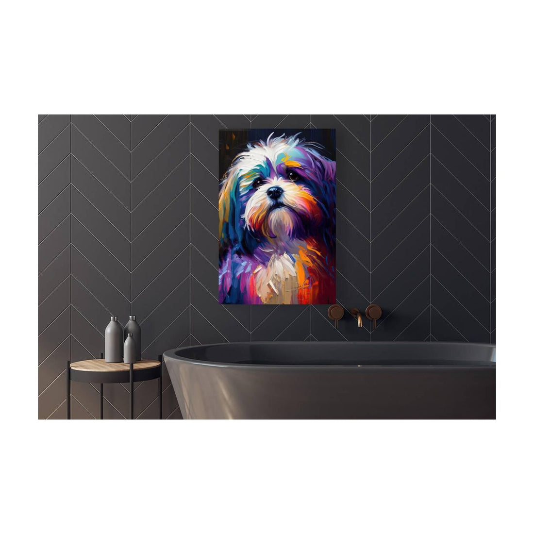 Havanese Dog , Paw And Claws, Pet Portrait Print 23508 Visual Wall Art