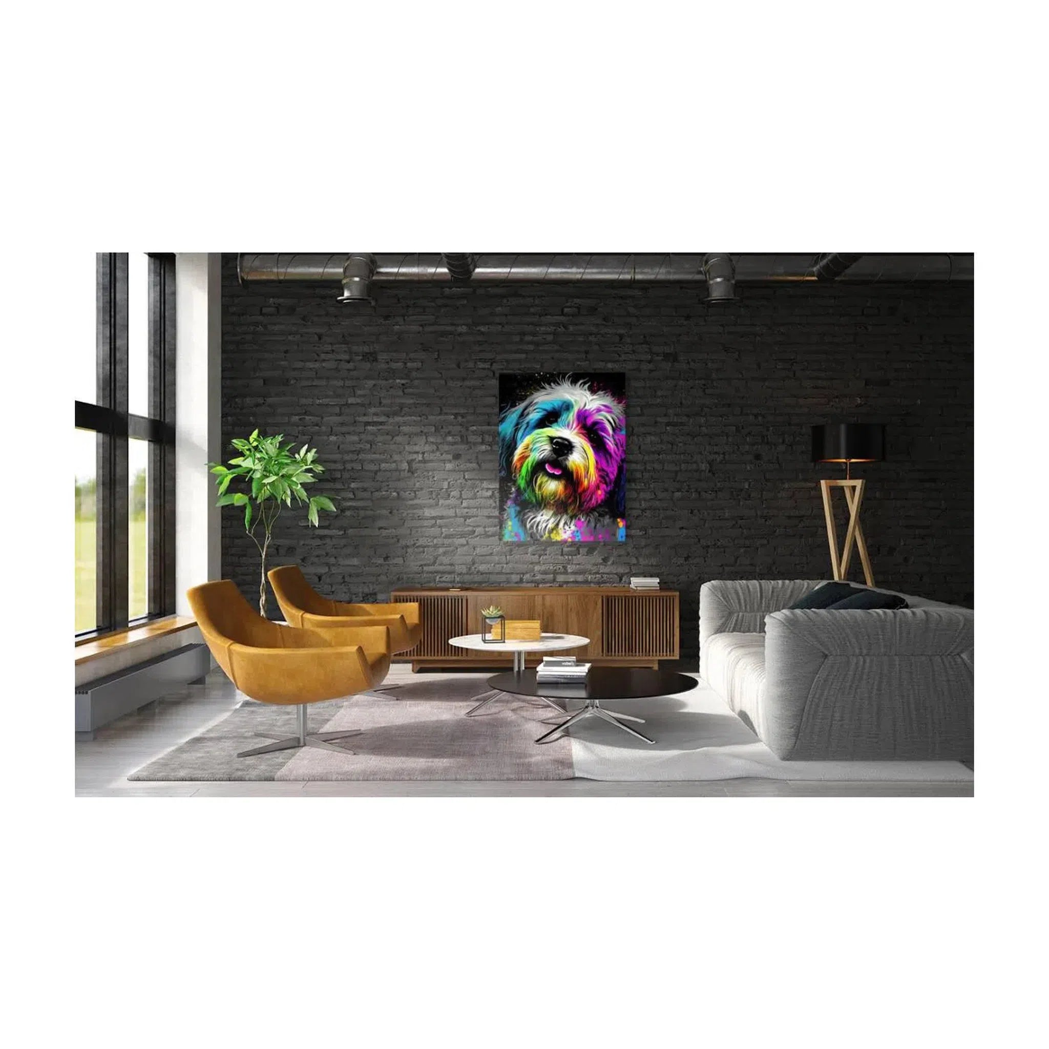 Havanese Dog, Pet Portrait Print 34101 Visual Wall Art