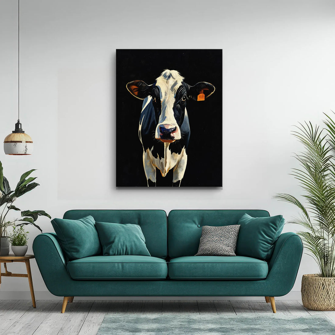 Holstein Classic Dairy Cow Giclée Print 456029 Visual Wall Art AR3:4V-AR4:5V Giclée Print