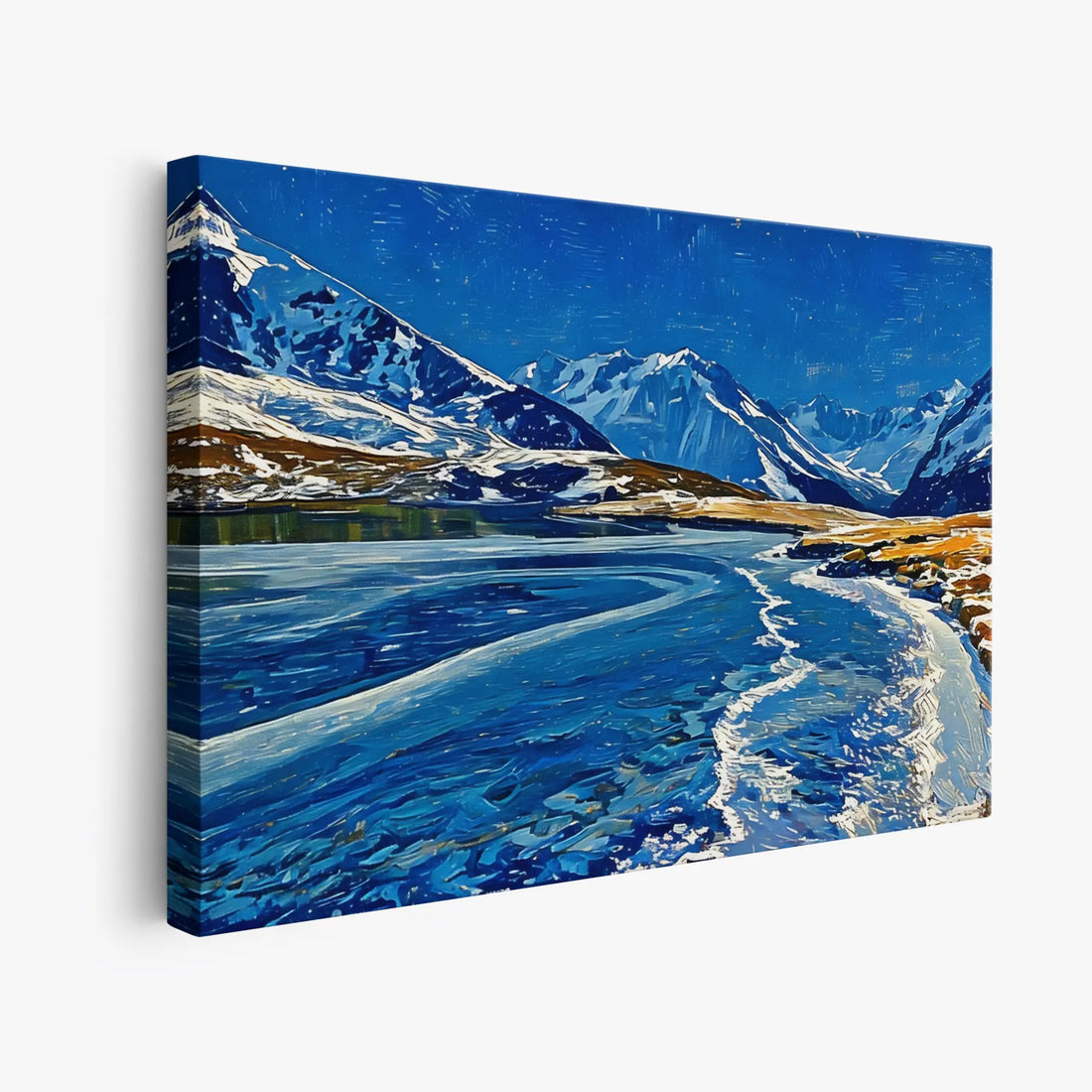Icy Mountain Lake Giclée Print 323023 Visual Wall Art AR3:2H Giclée Print