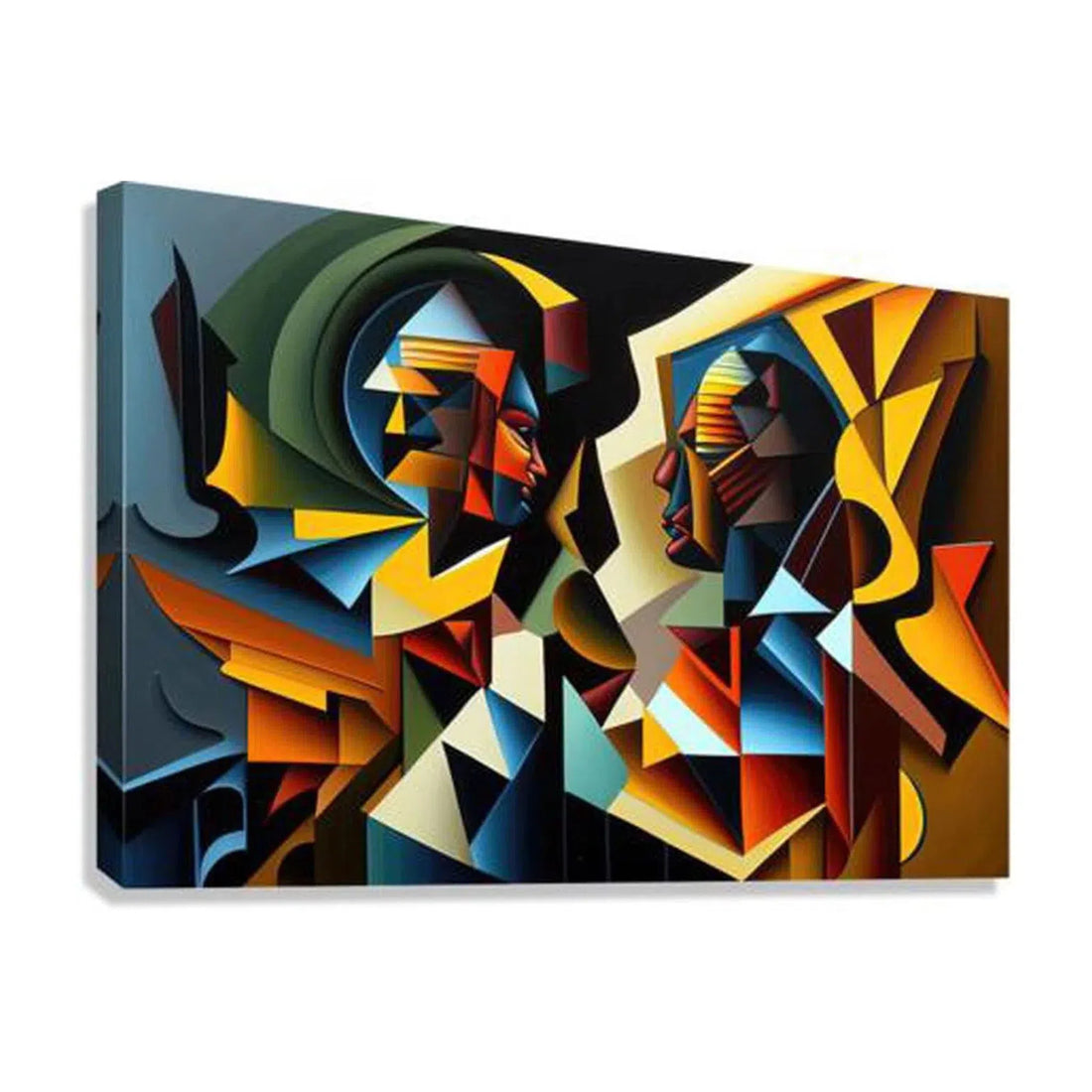 Illuminate, Abstract Art Print 32534 Giclée Stretched Canvas Print Visual Wall Art