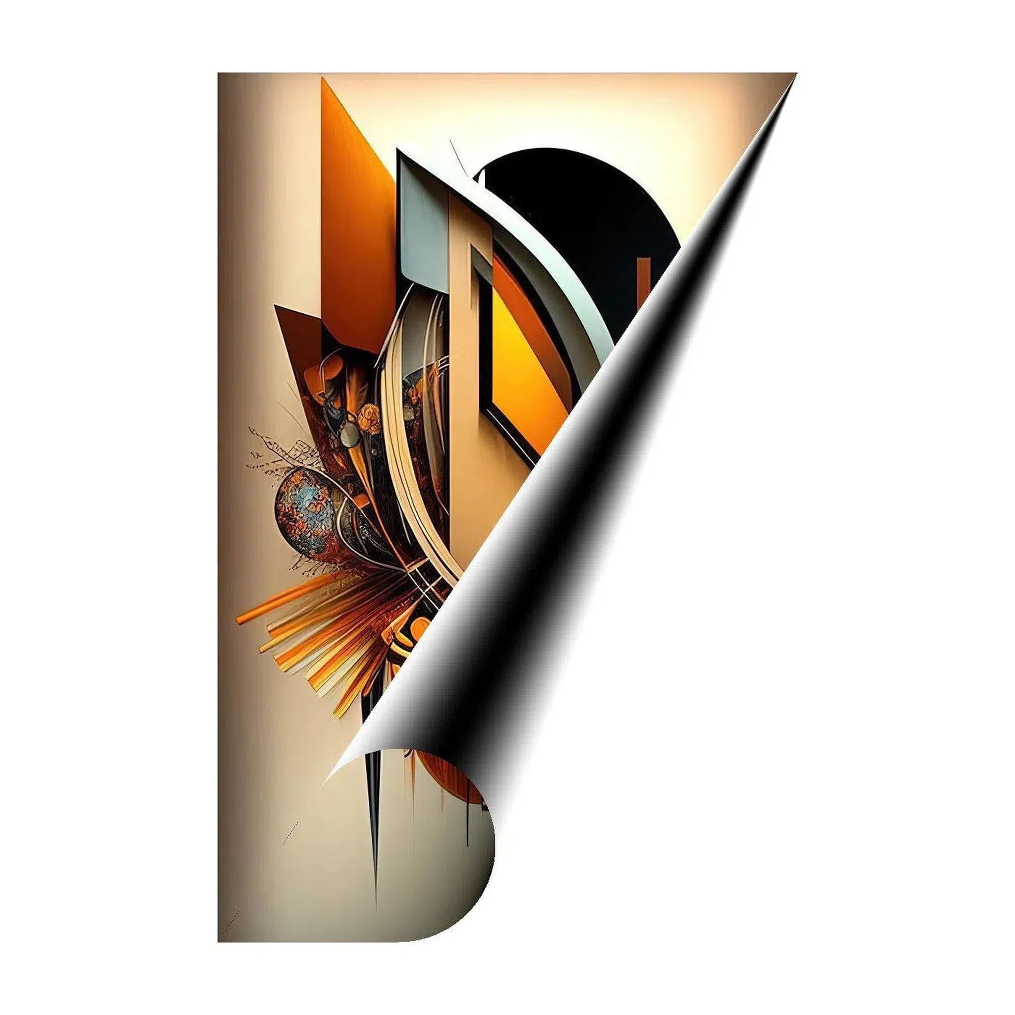 Imagine, Abstract Art Print 23643 Giclée Fine Art Matte Paper Print Visual Wall Art