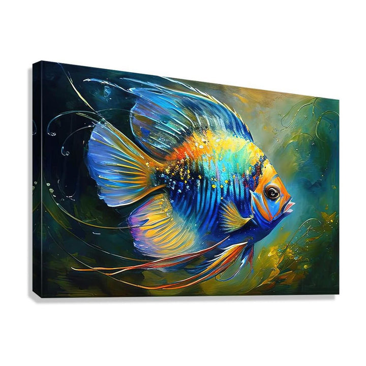 Imperial Regal Angel, Fish Art Print 32602 Giclée Stretched Canvas Print Visual Wall Art