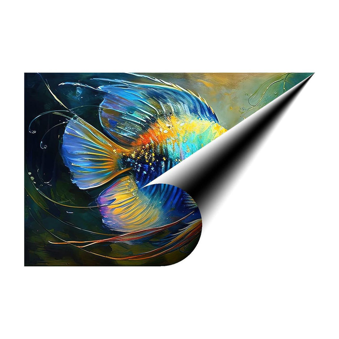 Imperial Regal Angel, Fish Art Print 32602 Giclee Rolled Canvas Print Visual Wall Art