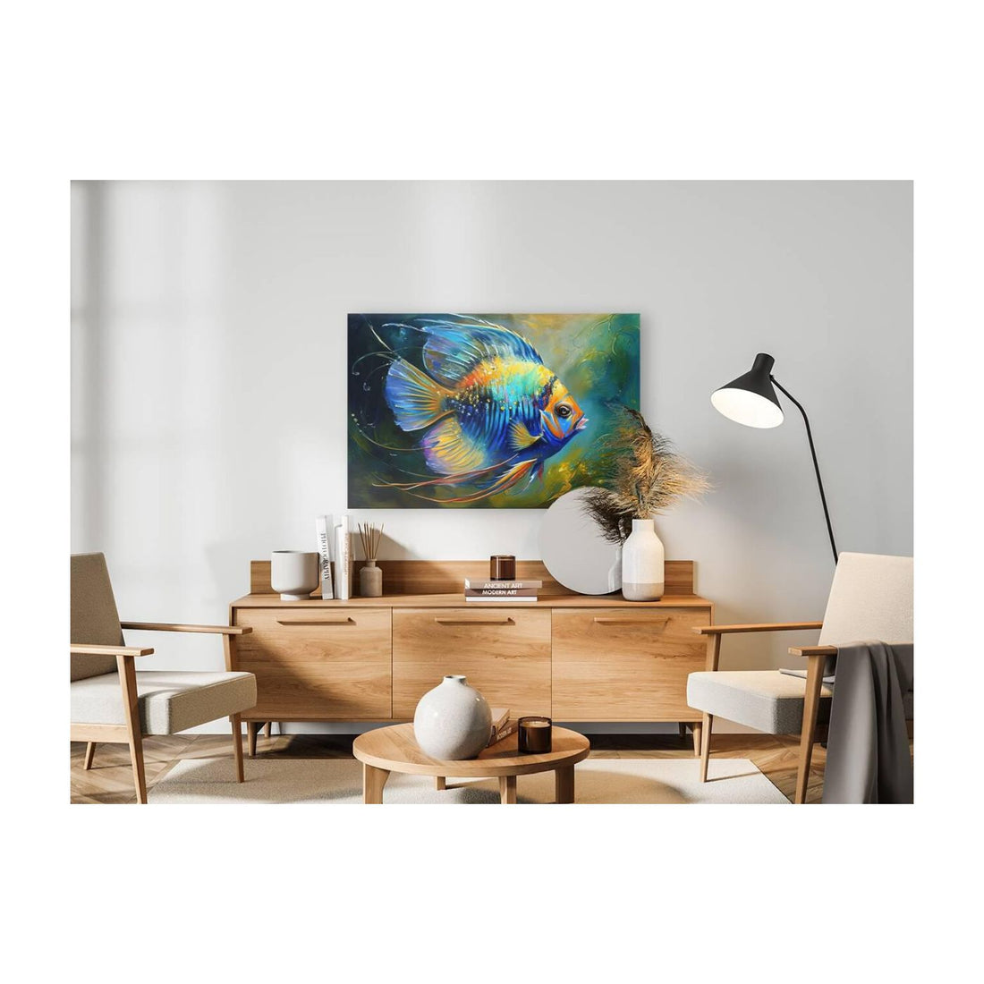 Imperial Regal Angel, Fish Art Print 32602 Visual Wall Art