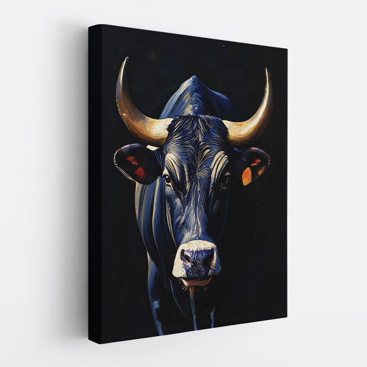 Imposing Black Bull Giclée Print 456032 Visual Wall Art AR3:4V-AR4:5V Giclée Print