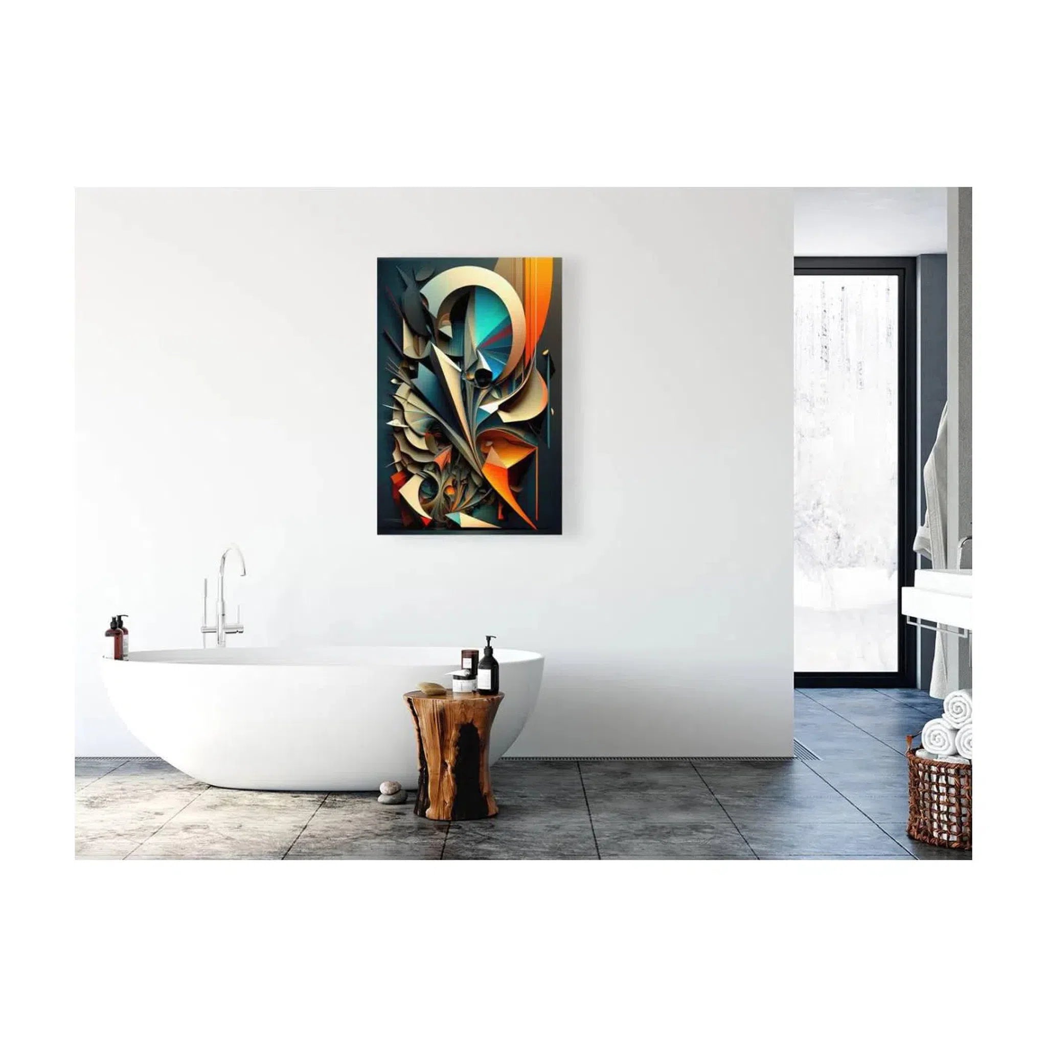 Imprint Abstract Art Print 23644 Visual Wall Art