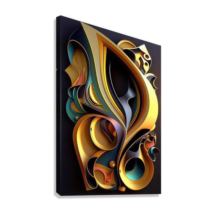 Instant Joy, Abstract Art Print 23642 Giclée Stretched Canvas Print Visual Wall Art