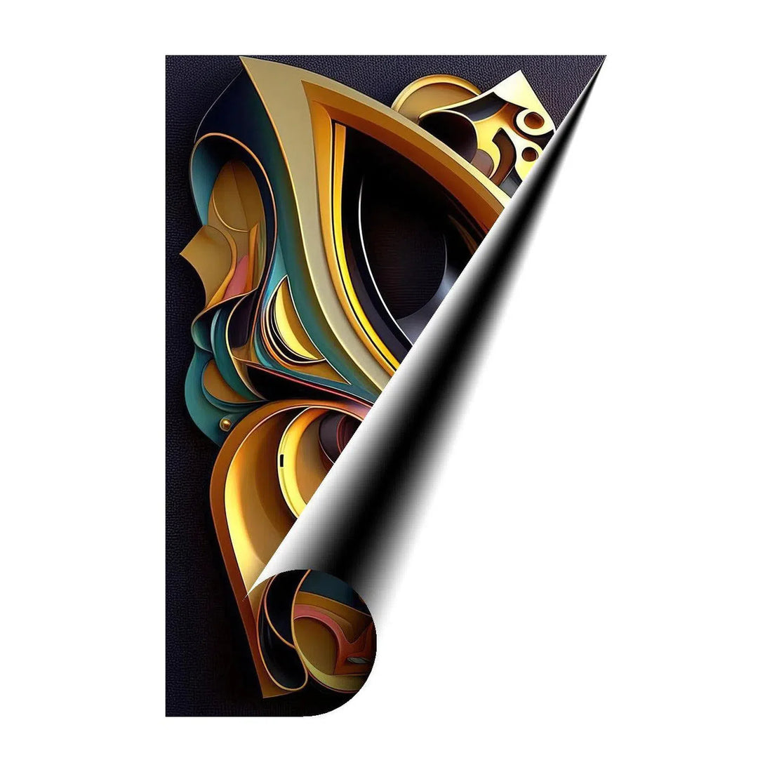 Instant Joy, Abstract Art Print 23642 Giclée Rolled Canvas Print Visual Wall Art