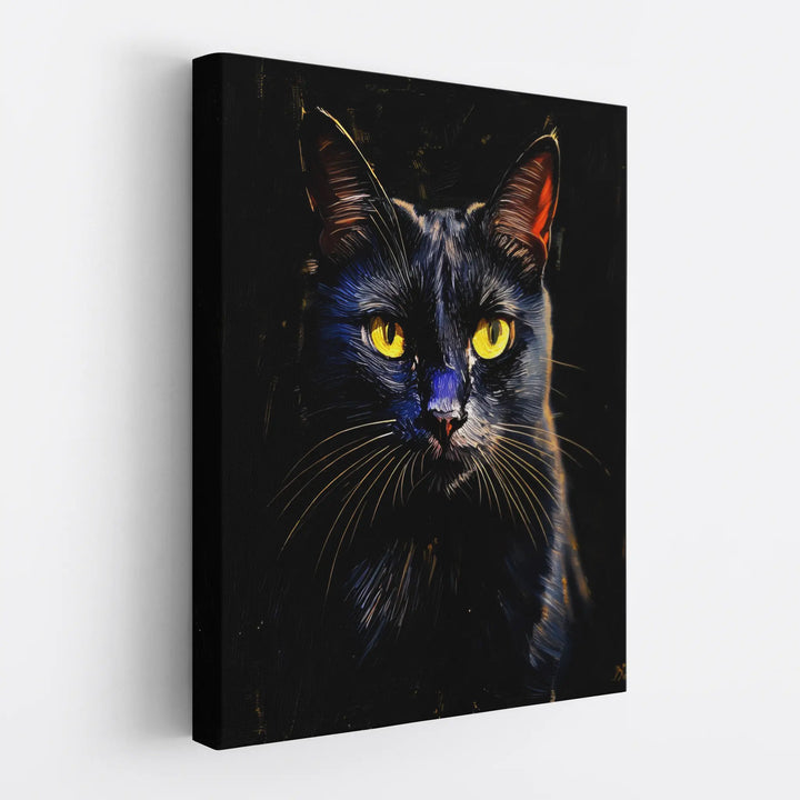 Intense Black Cat Giclée Print 456033 Visual Wall Art AR3:4V-AR4:5V Giclée Print
