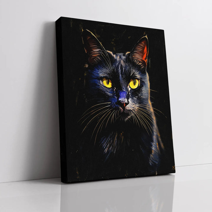 Intense Black Cat Giclée Print 456033 Visual Wall Art AR3:4V-AR4:5V Giclée Print