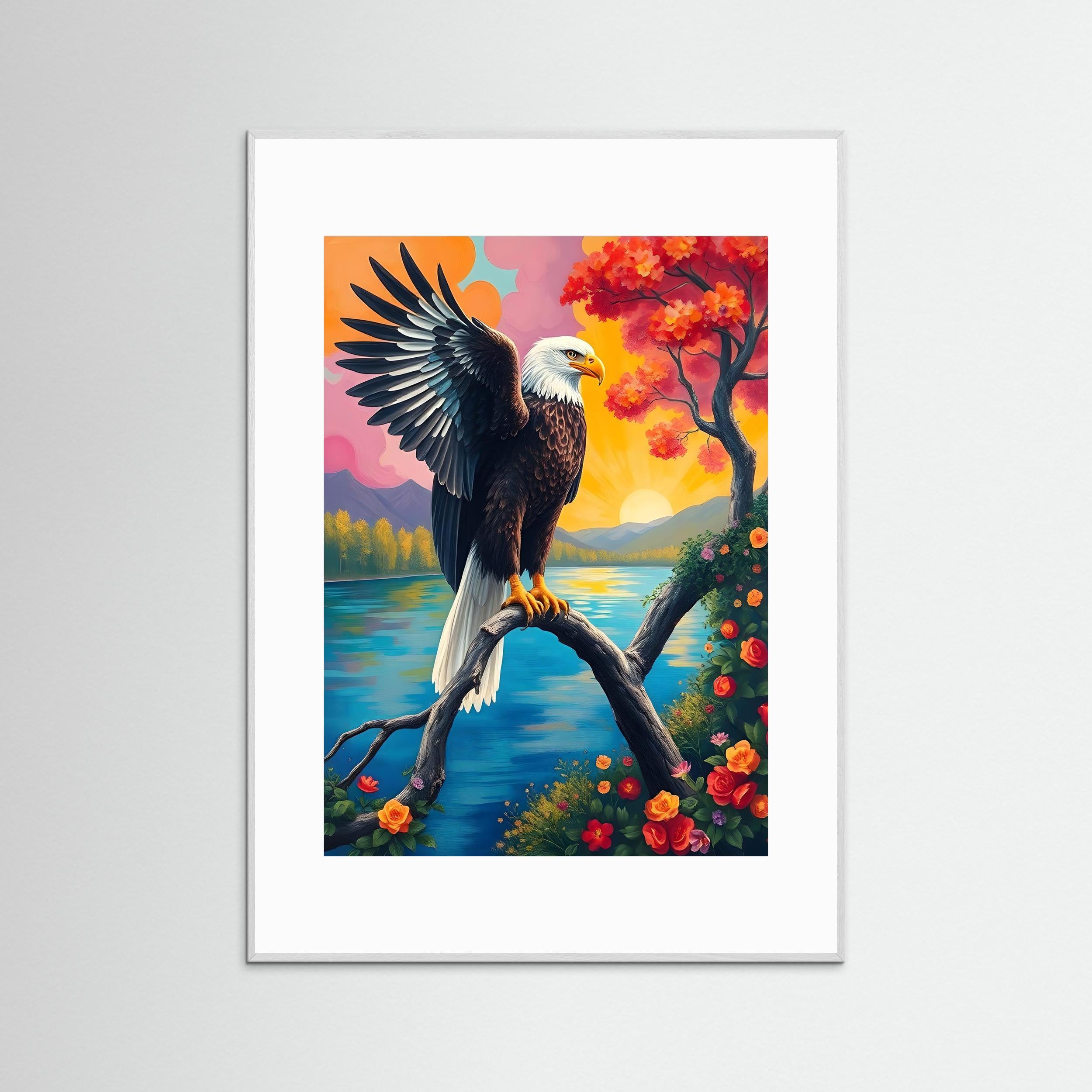 Jove Bald Eagle, Bird Art Print 34207