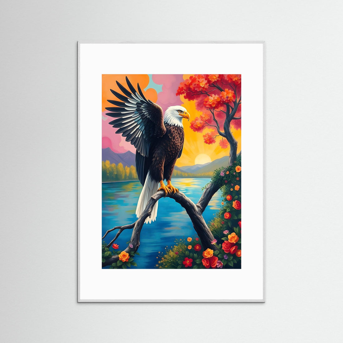 Jove Bald Eagle, Bird Art Print 34207