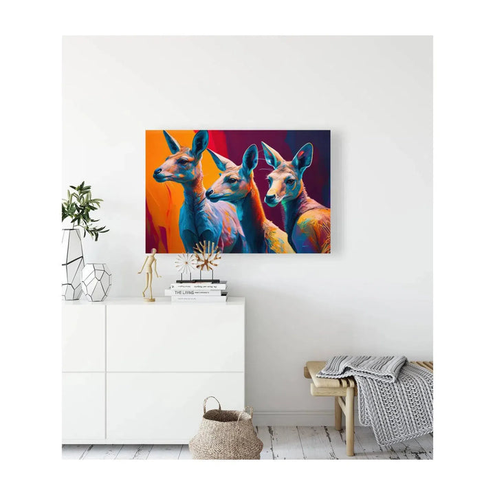 Kangaroo Brothers. Joeys Animal Art Print 32600 Visual Wall Art