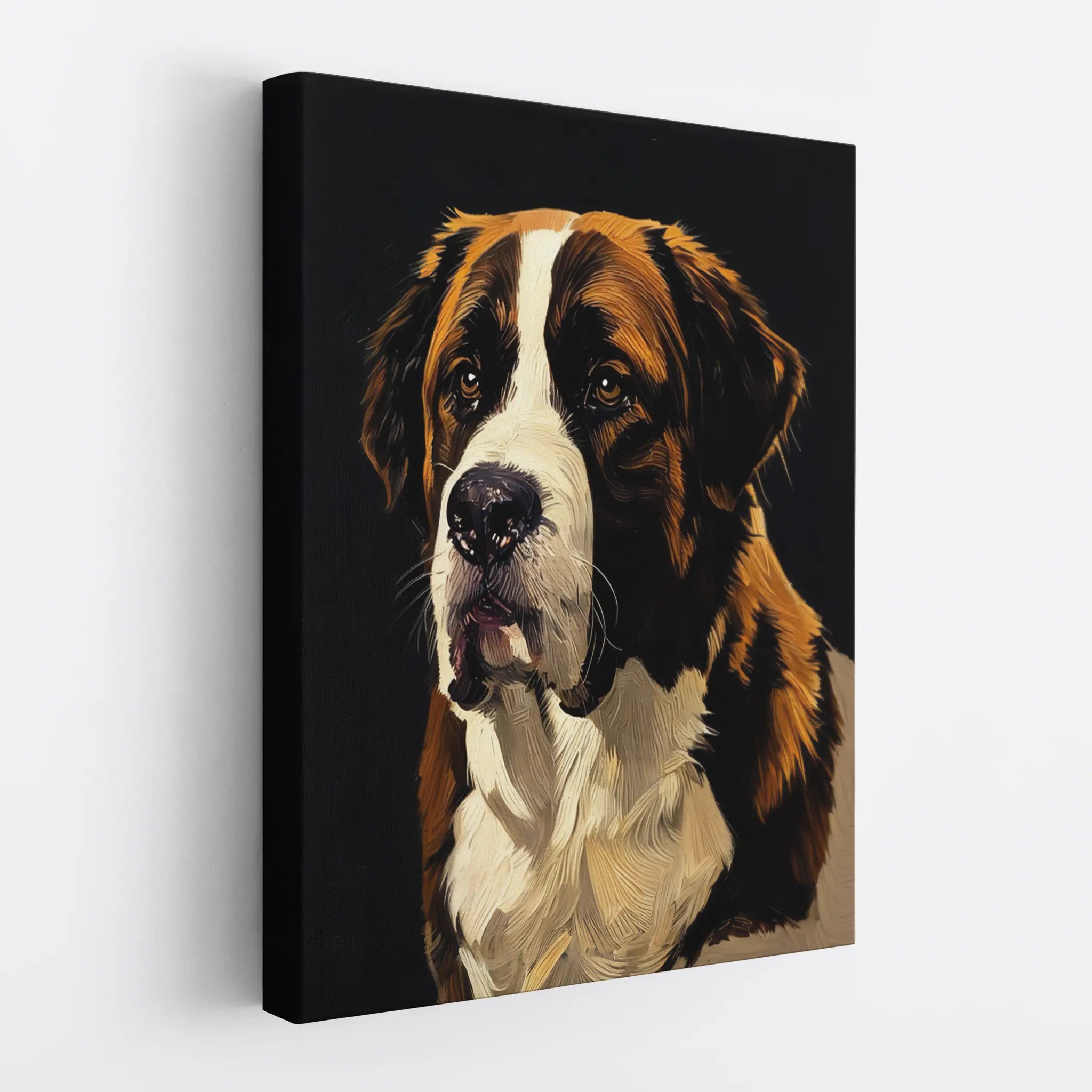 Kind-Eyed Saint Bernard Giclée Print 456036 Visual Wall Art AR3:4V-AR4:5V Giclée Print