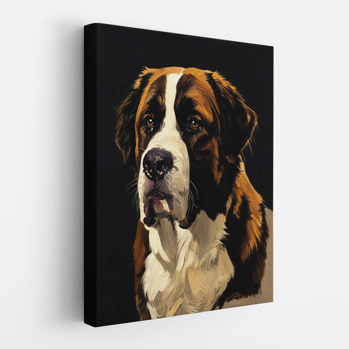 Kind-Eyed Saint Bernard Giclée Print 456036 Visual Wall Art AR3:4V-AR4:5V Giclée Print