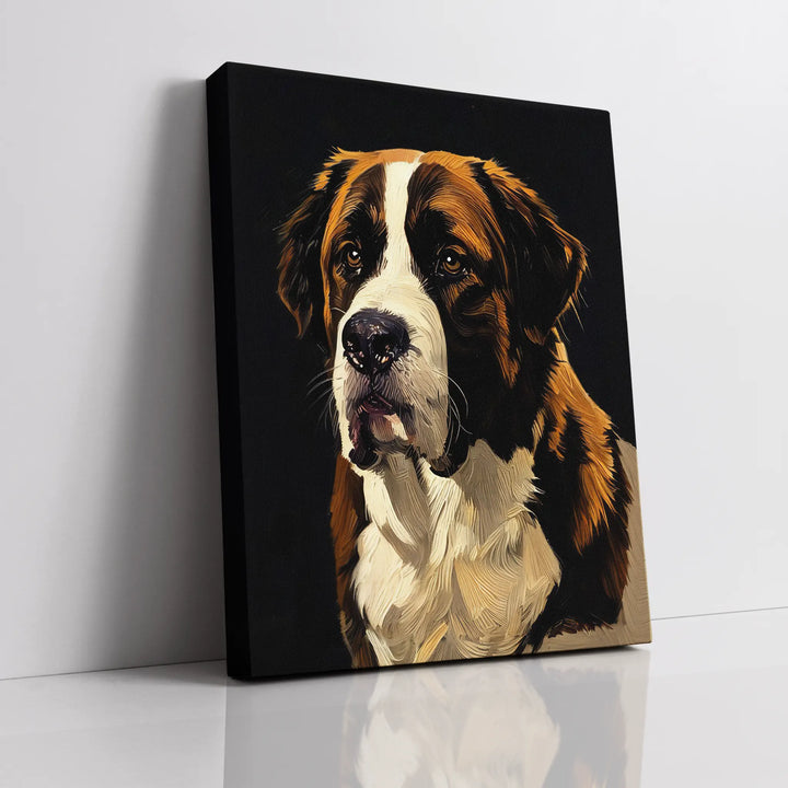 Kind-Eyed Saint Bernard Giclée Print 456036 Visual Wall Art AR3:4V-AR4:5V Giclée Print