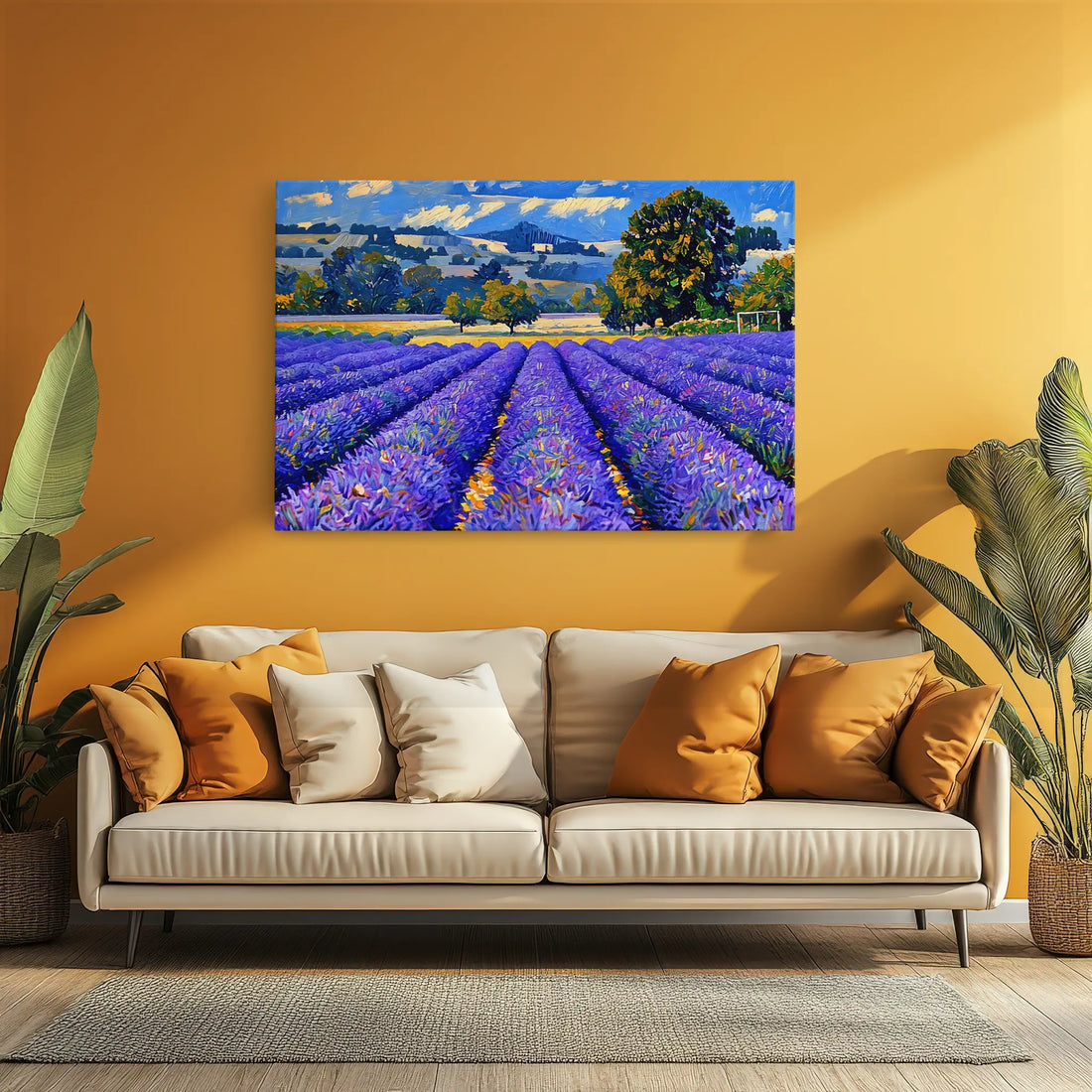 Lavender Field Landscape Giclée Print 323026 Visual Wall Art AR3:2H Giclée Print