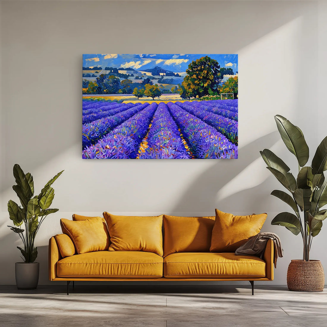 Lavender Field Landscape Giclée Print 323026 Visual Wall Art AR3:2H Giclée Print