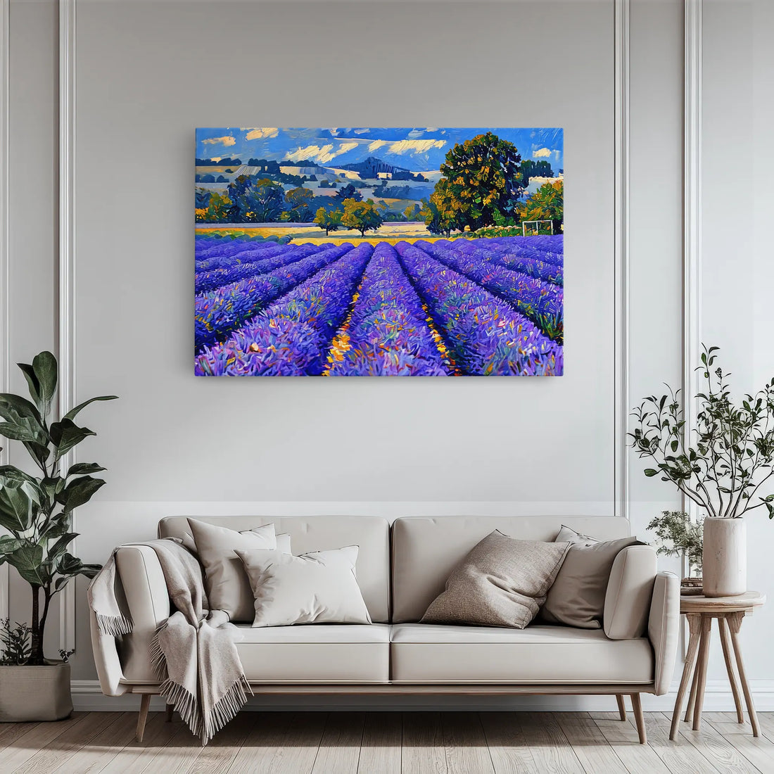 Lavender Field Landscape Giclée Print 323026 Visual Wall Art AR3:2H Giclée Print