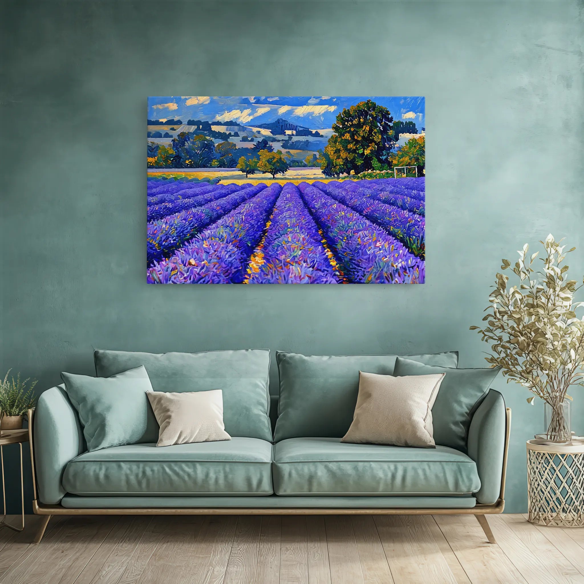 Lavender Field Landscape Giclée Print 323026 Visual Wall Art AR3:2H Giclée Print