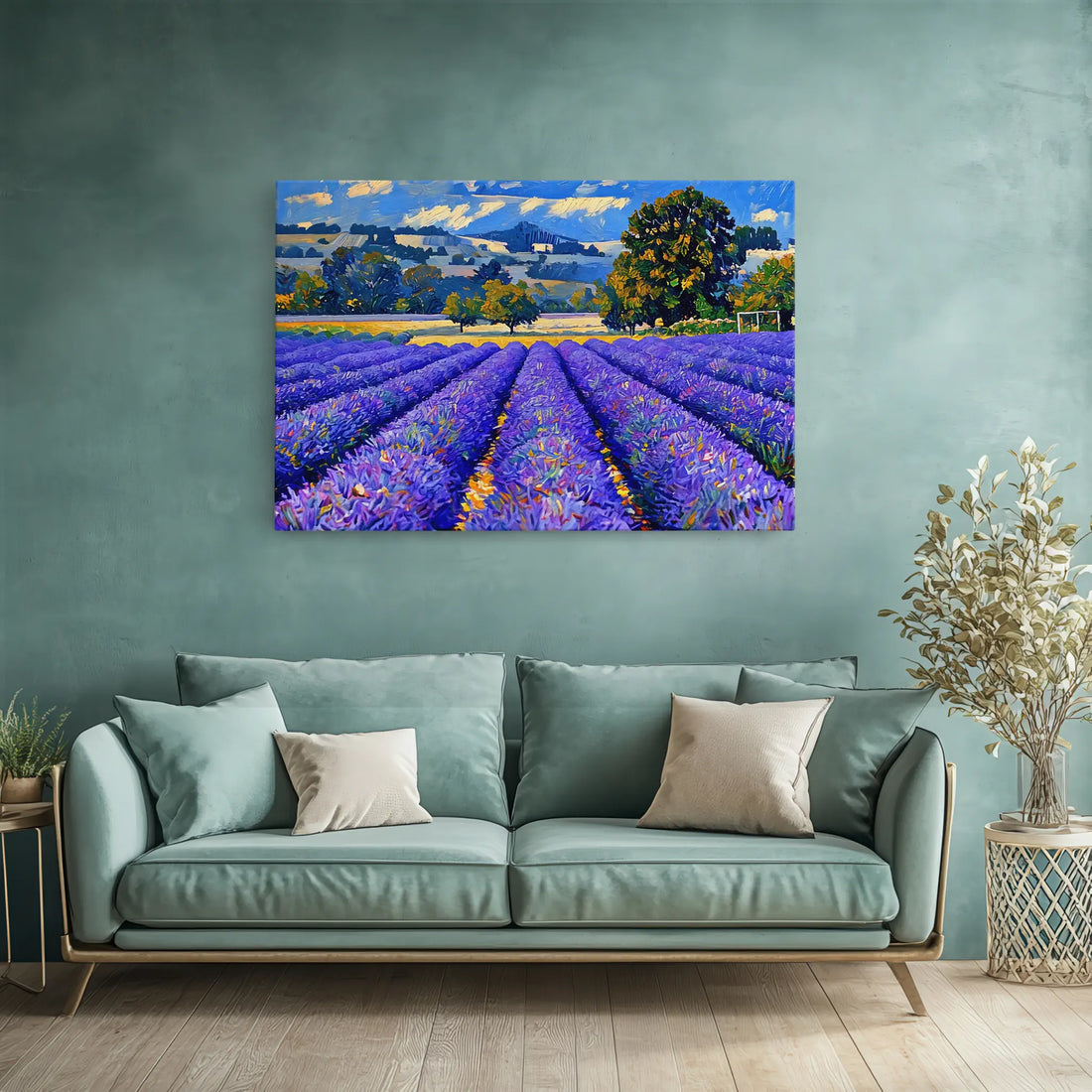 Lavender Field Landscape Giclée Print 323026 Visual Wall Art AR3:2H Giclée Print