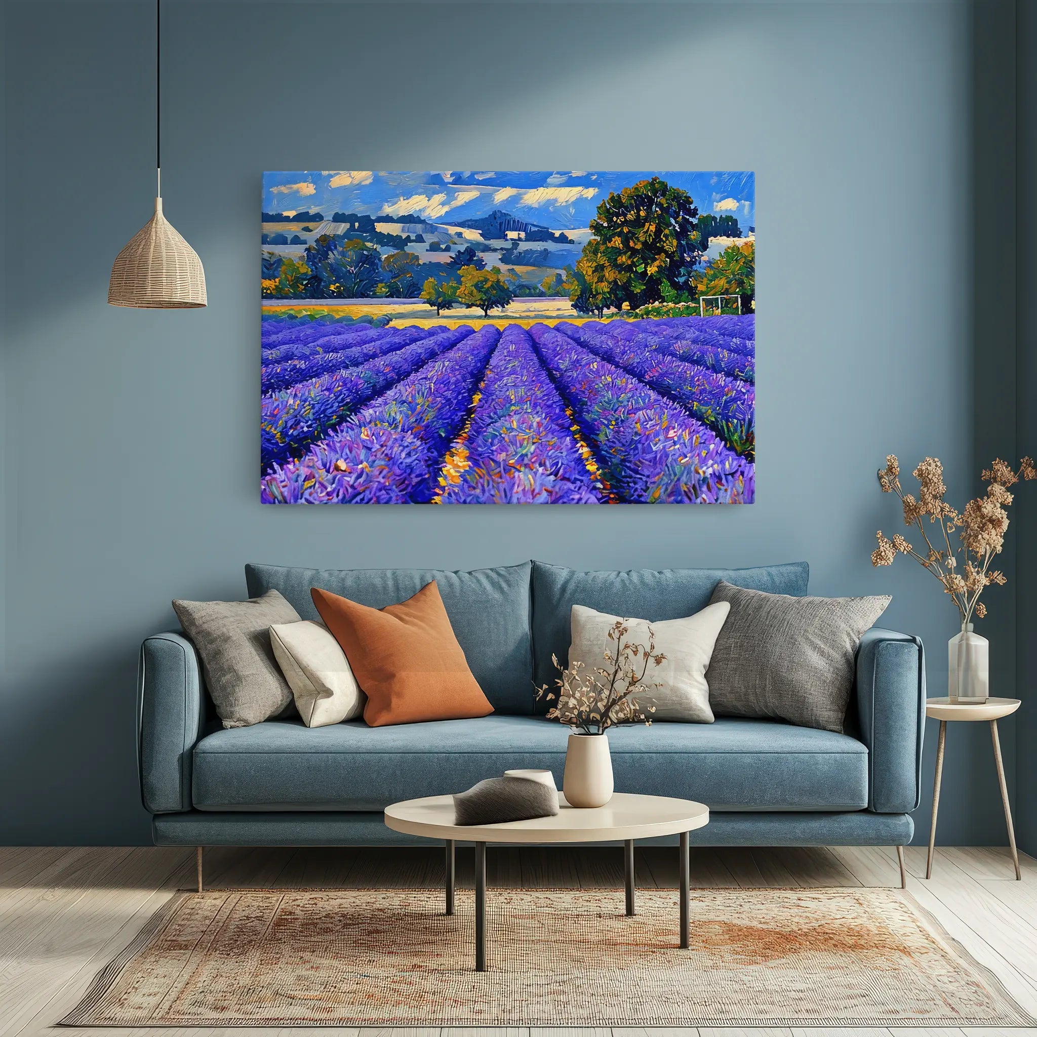 Lavender Field Landscape Giclée Print 323026 Visual Wall Art AR3:2H Giclée Print