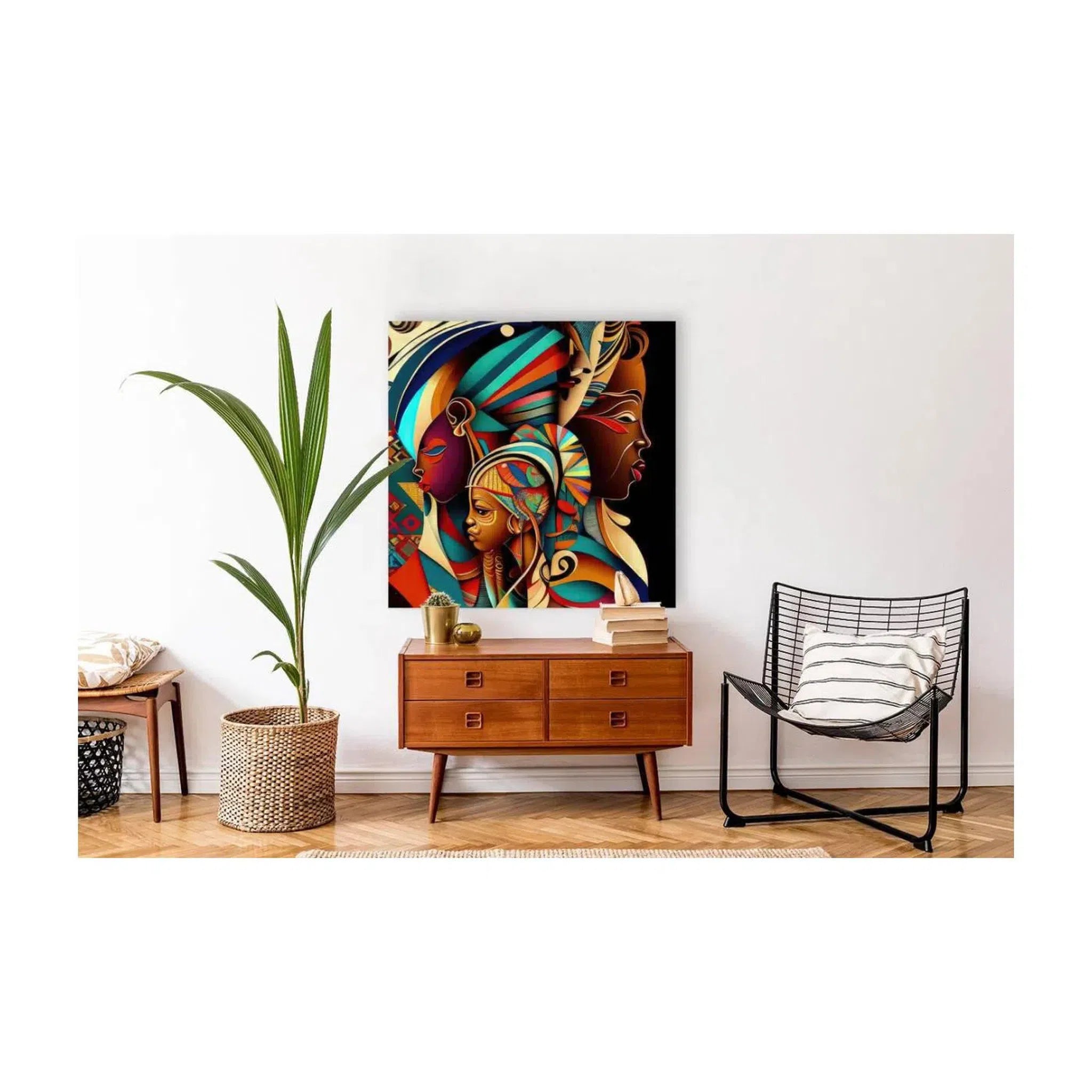 Leaders Of Tomorrow, Ethnic Abstract Art Print 11104 Visual Wall Art