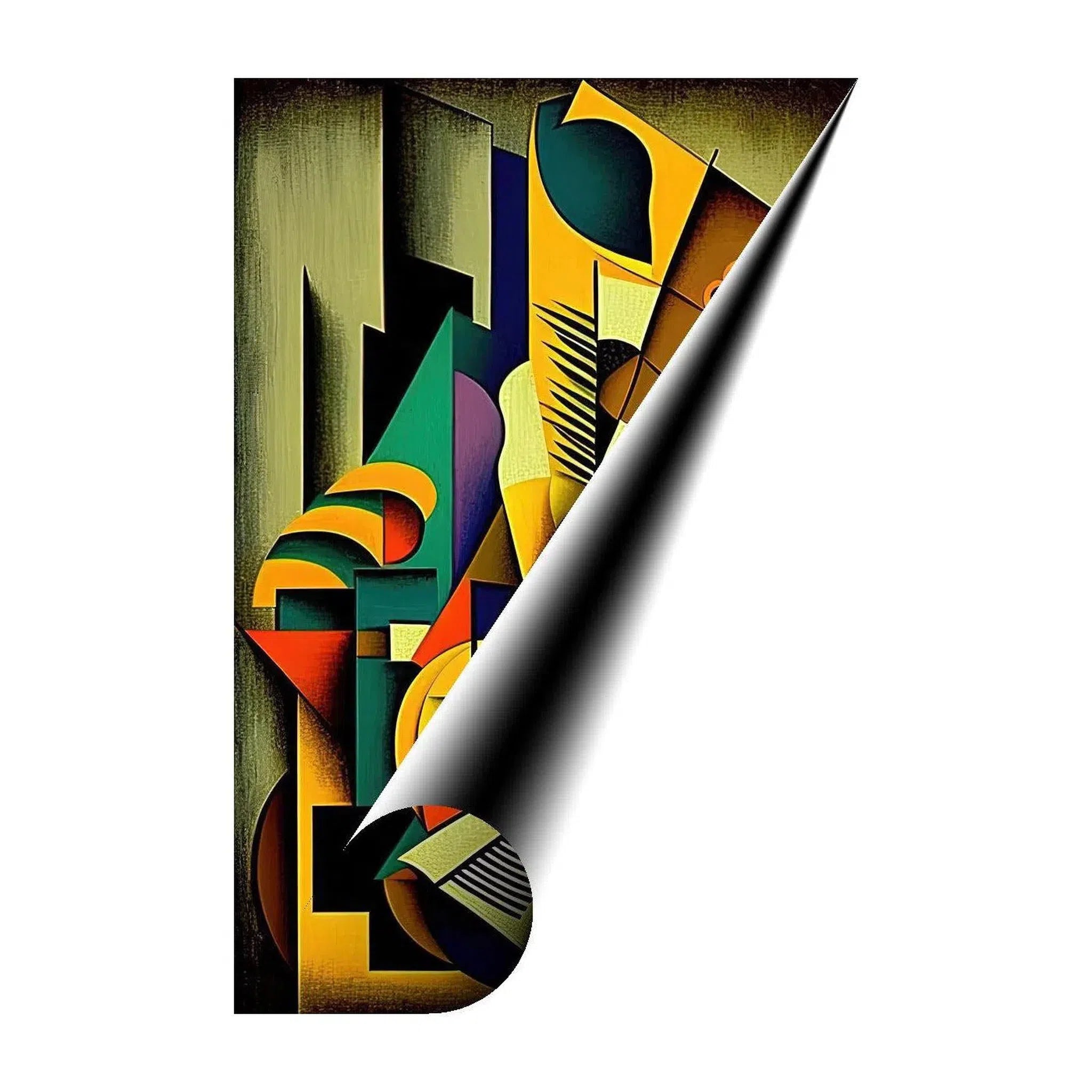 Leaving Spaces, Abstract Art Print 23600 Giclée Fine Art Matte Paper Print Visual Wall Art