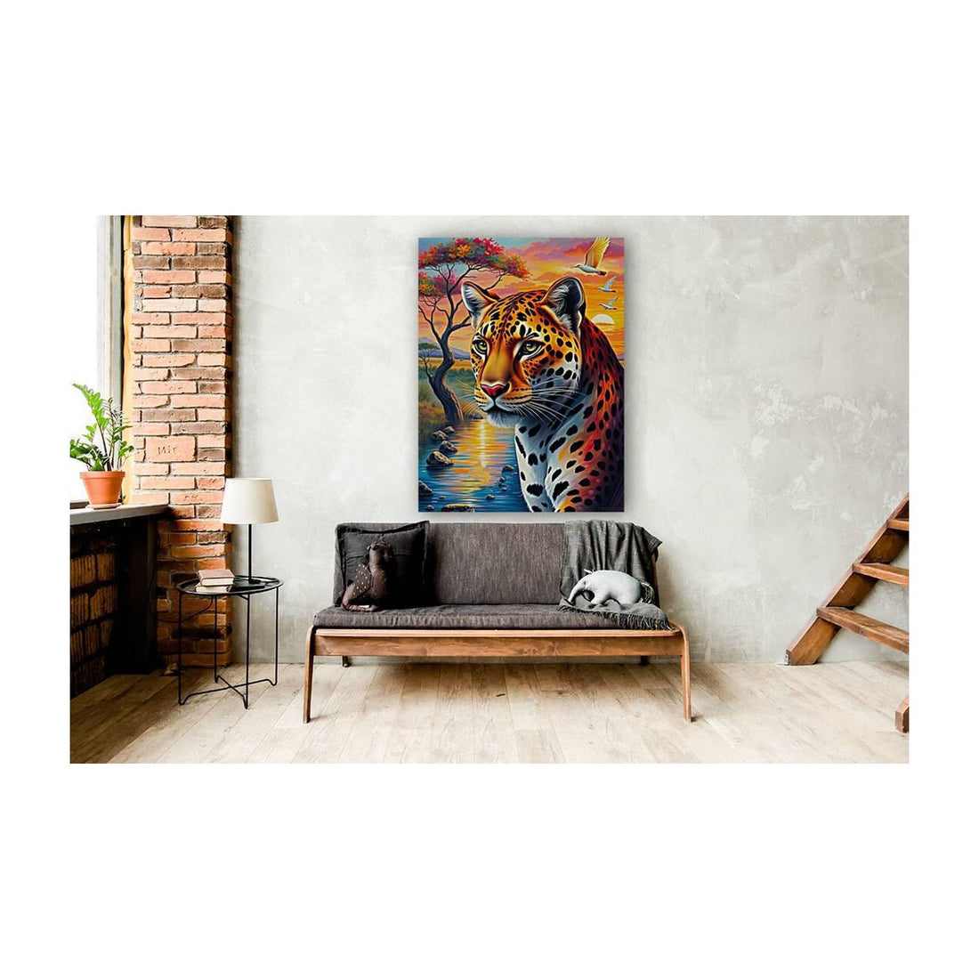 Leopard Portrait, Animal Art Print 34818 Visual Wall Art