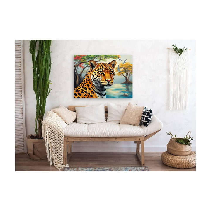 Leopard Portrait, Animal Art Print 43826 Visual Wall Art