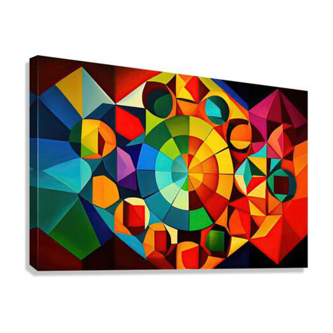 Lime Light, Abstract Art Print 32529 Giclée Stretched Canvas Print Visual Wall Art