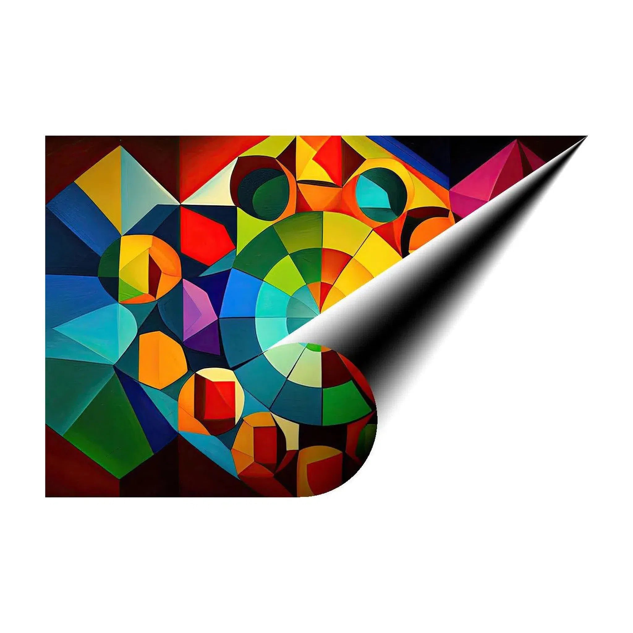 Lime Light, Abstract Art Print 32529 Giclée Fine Art Matte Paper Print Visual Wall Art