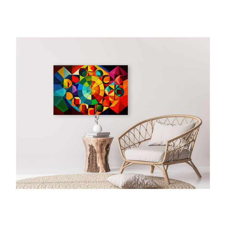 Lime Light, Abstract Art Print 32529 Visual Wall Art