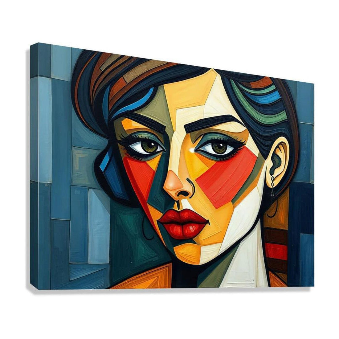 Looking For Romance, Abstract Art Print 43605 Giclée Stretched Canvas Print Visual Wall Art