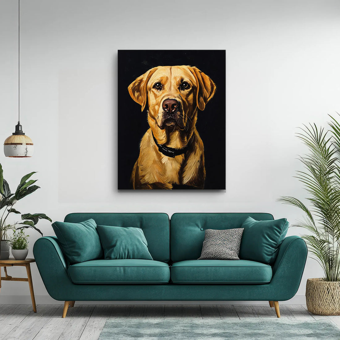 Loyal Yellow Labrador) Loyal Giclée Print 456037 Visual Wall Art AR3:4V-AR4:5V Giclée Print