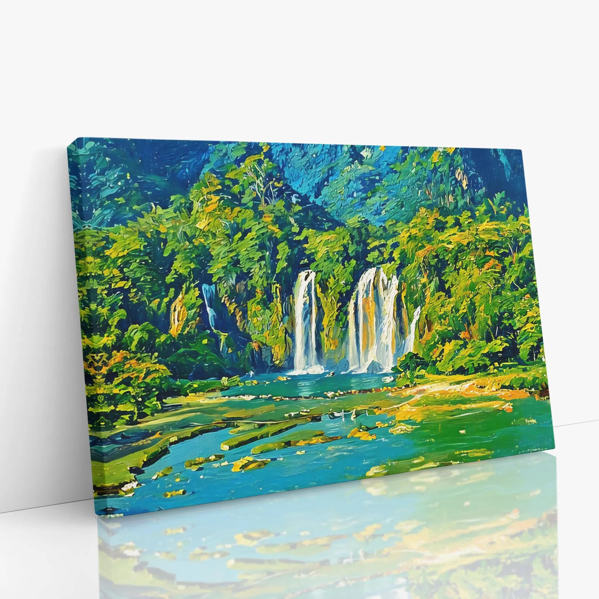 Lush Waterfalls Landscape Giclée Print 323028 Visual Wall Art AR3:2H Giclée Print