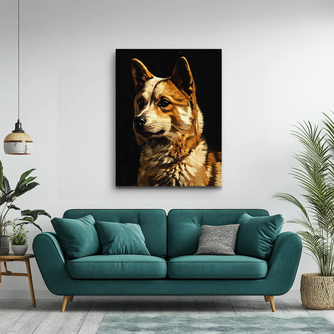 Majestic Corgi Profile Giclée Print 456038 Visual Wall Art AR3:4V-AR4:5V Giclée Print