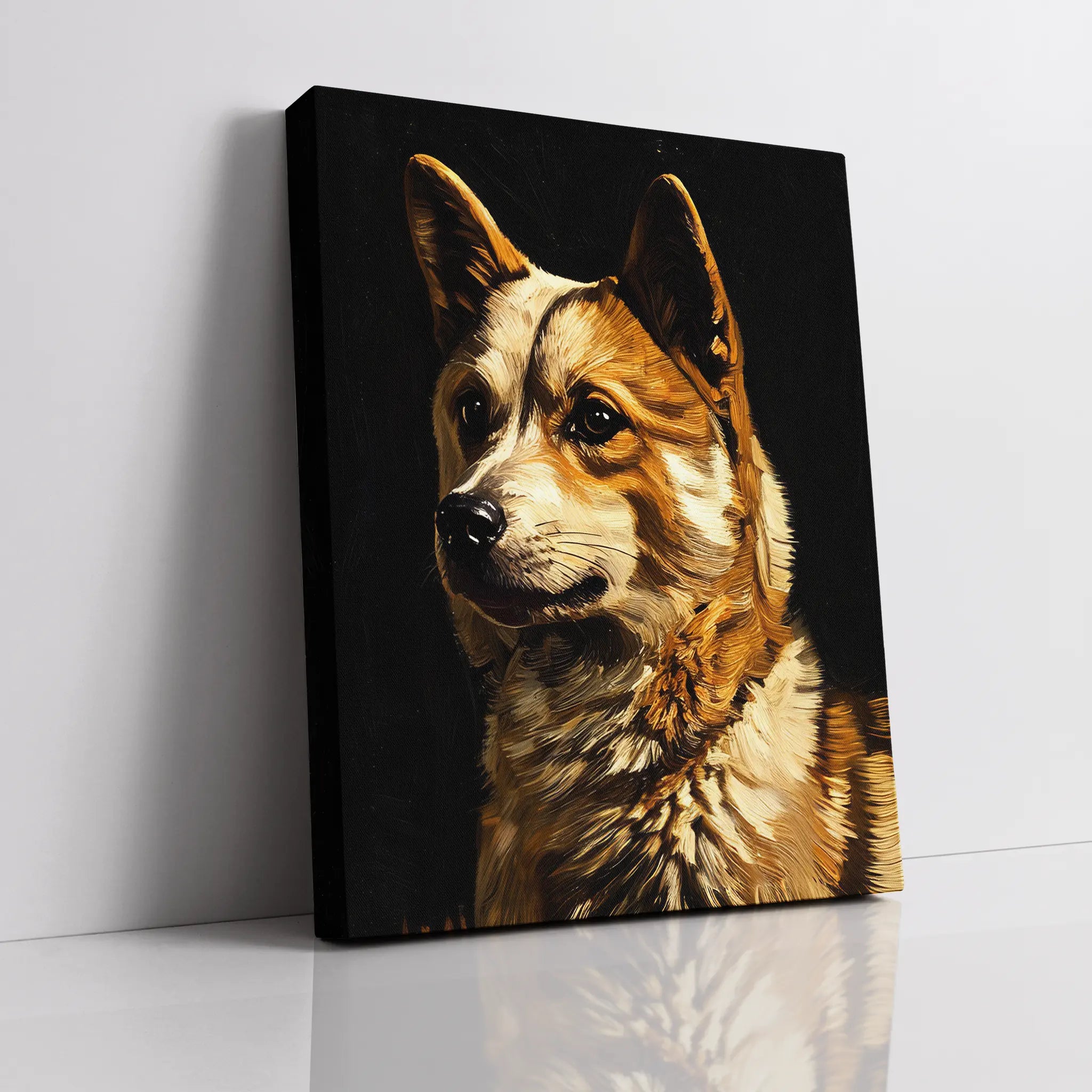 Majestic Corgi Profile Giclée Print 456038 Visual Wall Art AR3:4V-AR4:5V Giclée Print