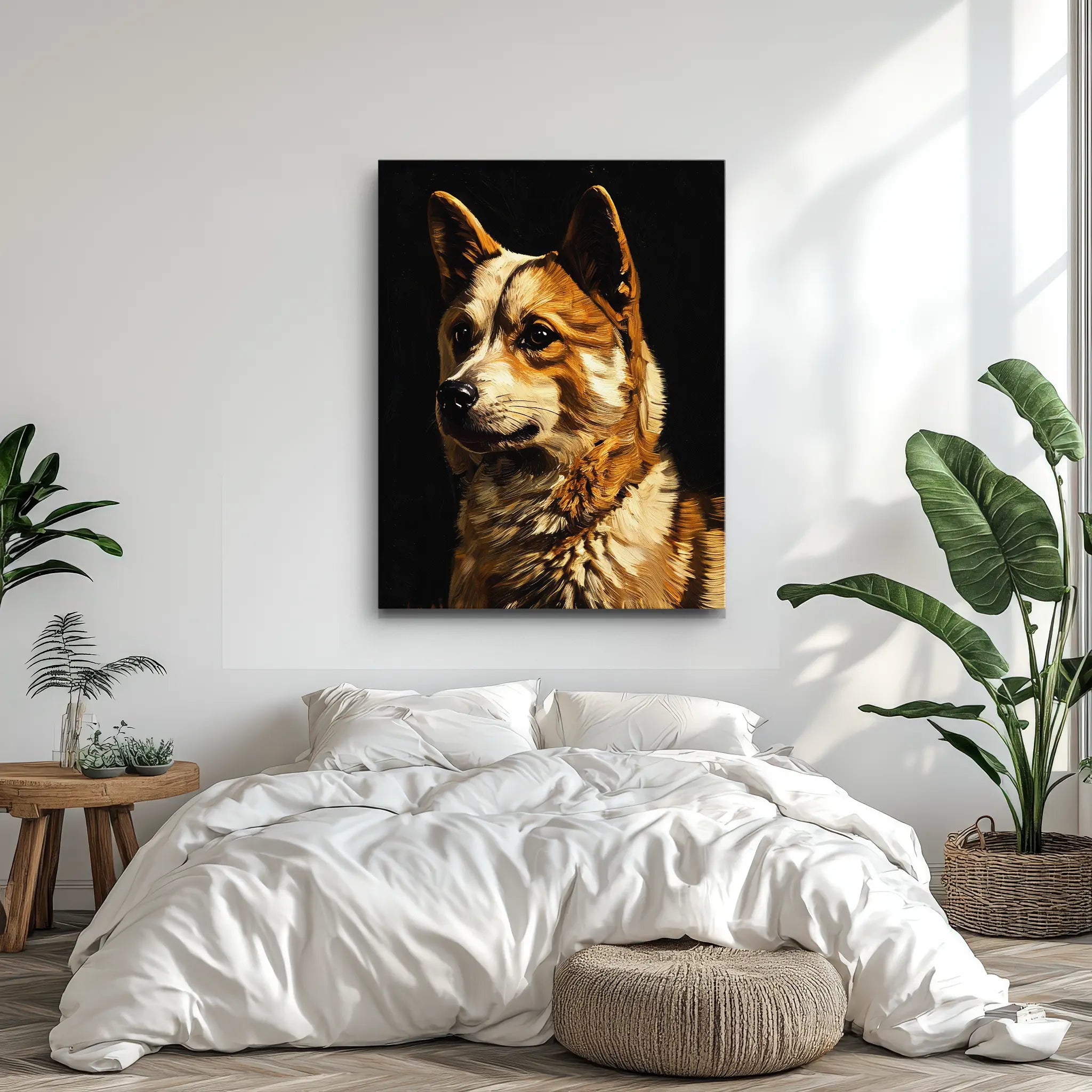 Majestic Corgi Profile Giclée Print 456038 Visual Wall Art AR3:4V-AR4:5V Giclée Print