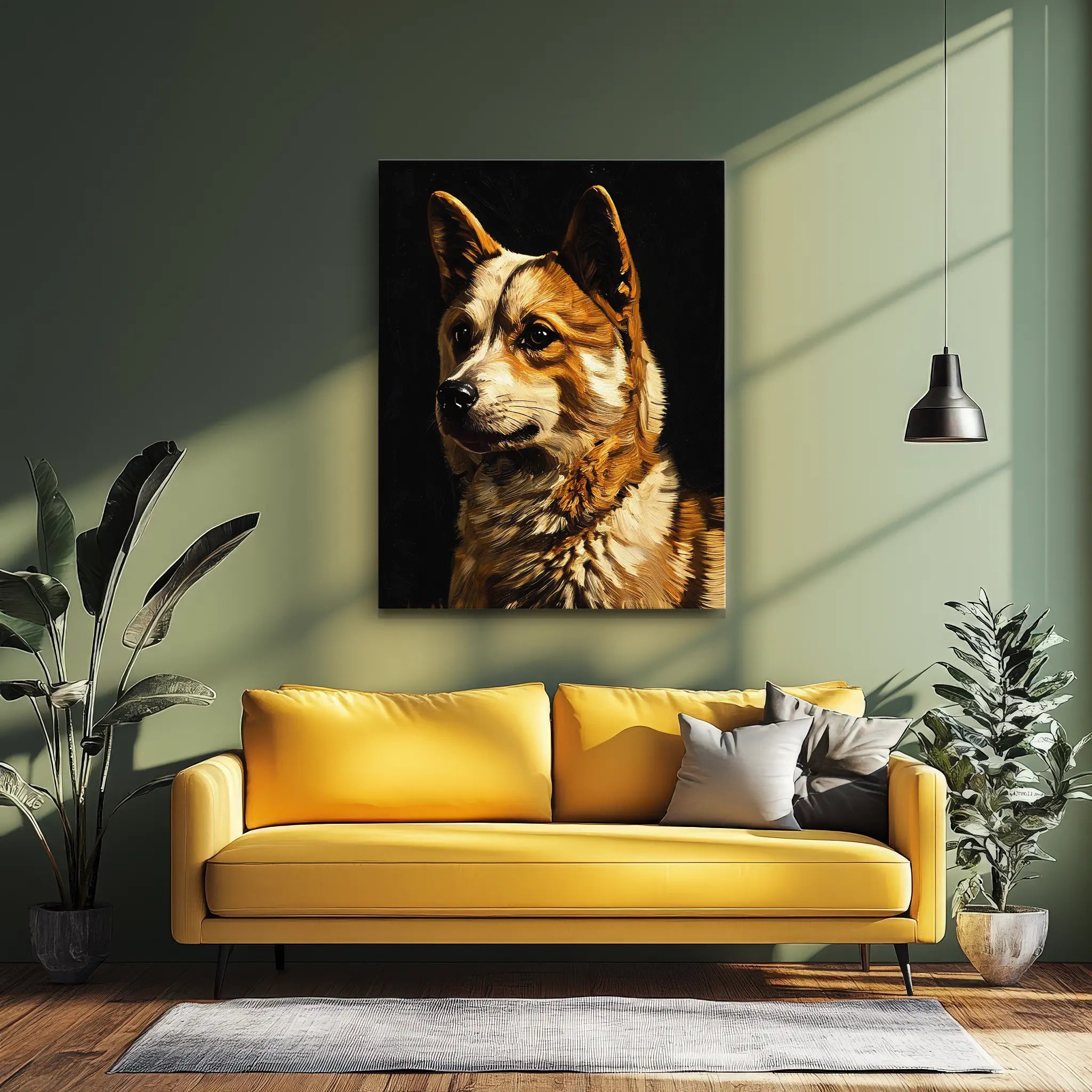 Majestic Corgi Profile Giclée Print 456038 Visual Wall Art AR3:4V-AR4:5V Giclée Print